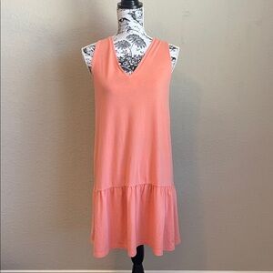 A New Day Coral Sleeveless Dress